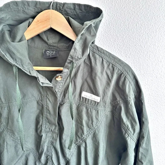 BDG URBAN OUTFITTERS | Dark Green Cropped Utility Jacket Lightweight NWT | Small - Picture 2 of 7